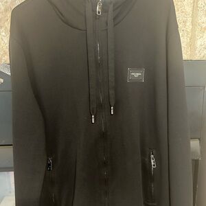 Dolce & Gabbana Men's Black Hoodie Jacket